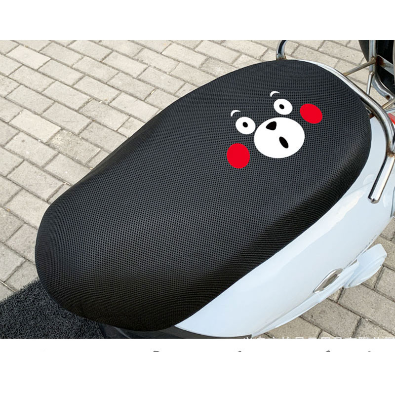 适用爱玛NQ-2电动车座套三轮车AM400DQZ-11K防水皮坐垫套隔热防晒