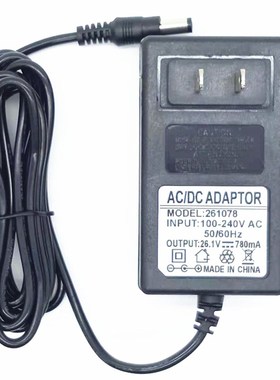 百分百好用手持吸尘器DC26.1V780MA充电器30.45V1.1A电源适配器线