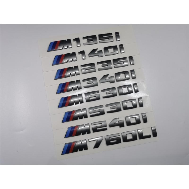 适用于宝马灰色M330i M340i m235i M440i M530i M760Li车标字标