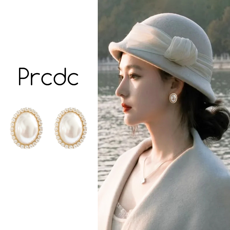 白金色珍珠款圆形软垫耳夹女2025新款无耳洞耳环艺术生巨好看耳饰,饰品/流行首饰/时尚饰品新,耳夹,淘宝优惠券,粉丝福利购,淘宝优惠卷