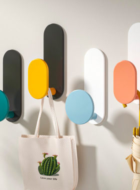 挂钩强力粘胶免打孔墙上勾子承重壁挂包包衣服帽门后无痕创意粘钩