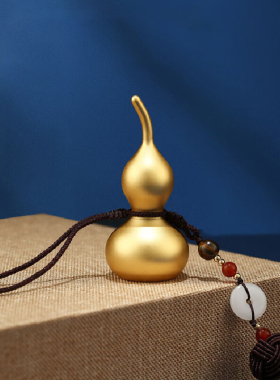 镀金铜葫芦挂件汽车钥匙扣