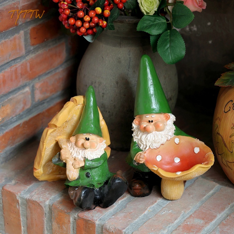 小矮人摆件户外花园树脂庭院装饰