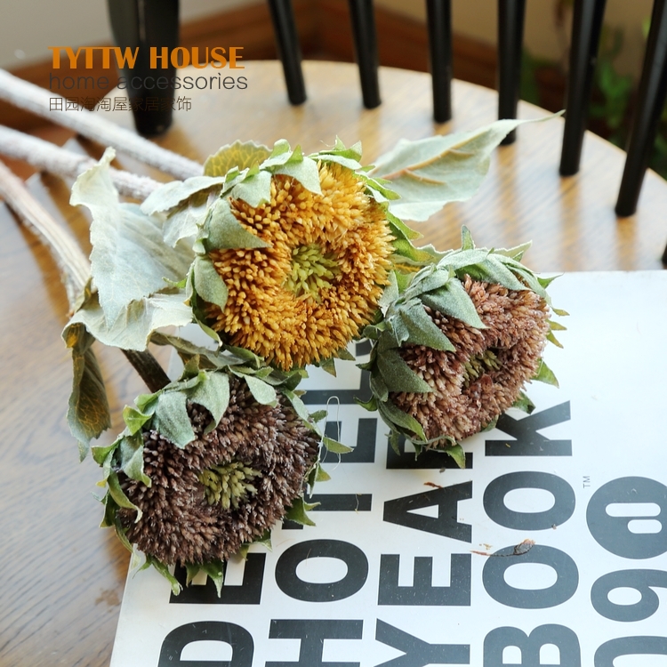 北歐風格鄉村仿真花花擺放花藝