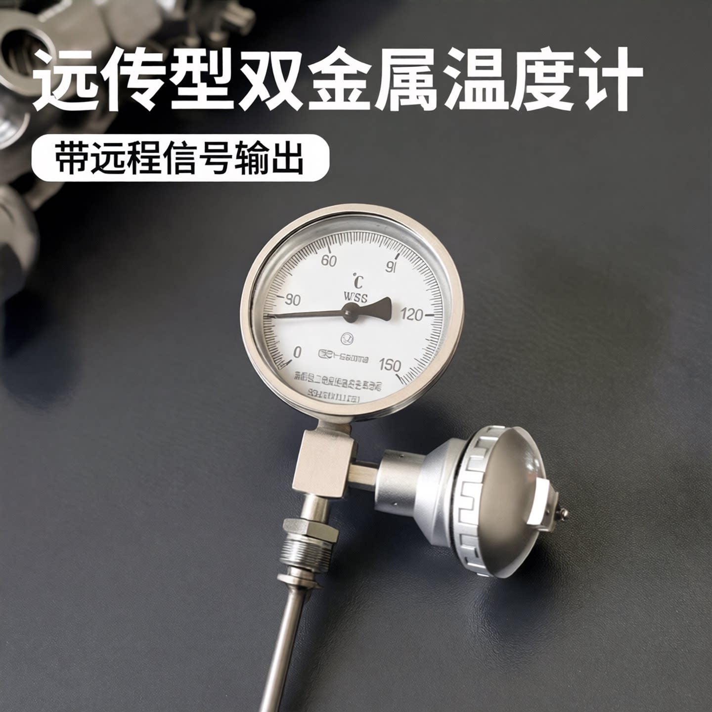 美斯特工业温度计带远传pt100