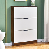 鞋 门口经济型省空间简约现代斜插式 架 柜超薄15cm免漆组装 翻斗鞋