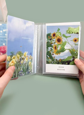 一宫格竖版过塑3寸4寸5寸6寸7寸三寸相册本塑封相片收纳册卡册