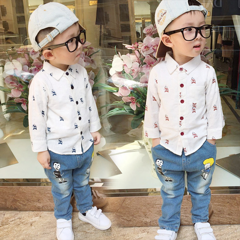 Chemise garcon à manche longue - Ref 2076562 Image 1