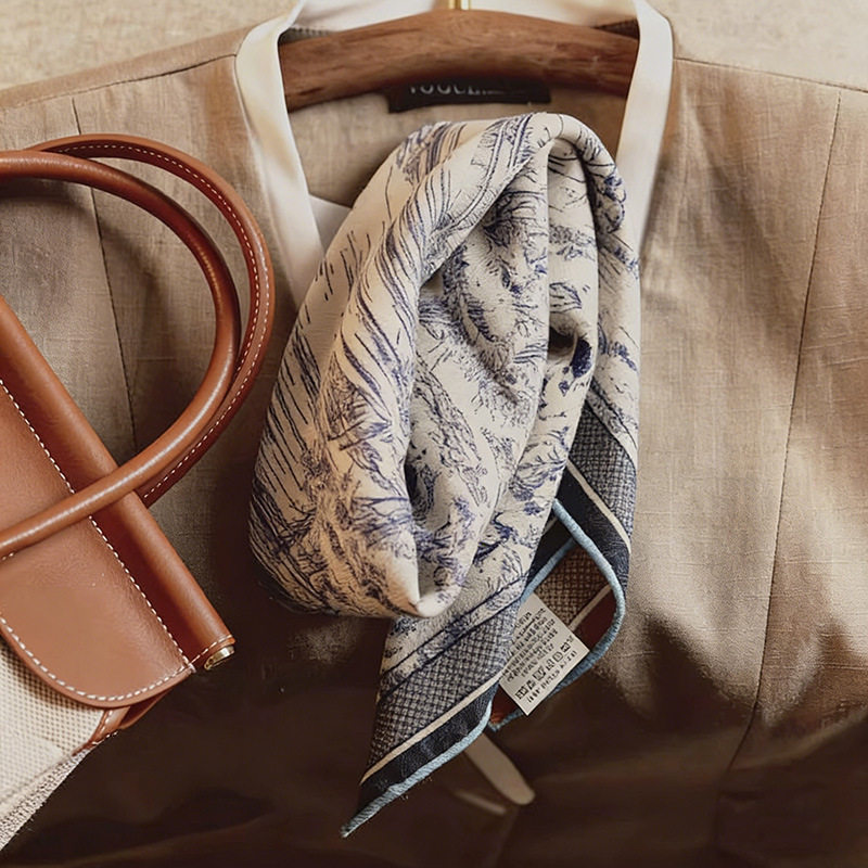 法式63cm真丝羊毛中方巾女士2026新款时尚外搭护颈丝毛披肩围巾,服饰配件/皮带/帽子/围巾,围巾/丝巾/披肩,淘宝优惠券,粉丝福利购,淘宝优惠卷