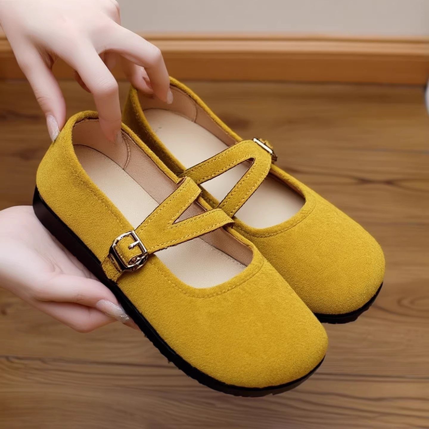 春夏秋老北京布鞋女单鞋韩版时软底百搭舒适防滑平底妈妈豆豆鞋,女鞋,乐福鞋（豆豆鞋）,淘宝优惠券,粉丝福利购,淘宝优惠卷