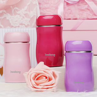 稻朗保温杯女学生韩国创意可爱水杯儿童不锈钢小巧迷你便携茶杯