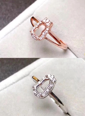 女s925原创设计葫芦戒指异形