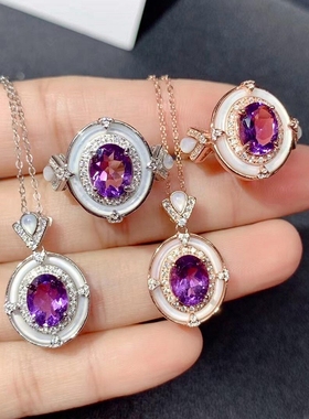 女s925原创设计高级感贝壳套装