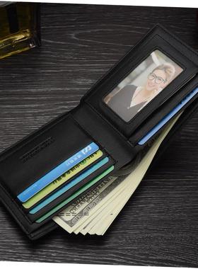 Purse Bag Wallet For Men Card Black New Wallets Leather