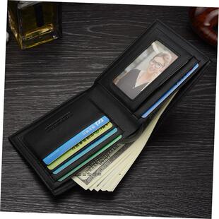 Purse Bag Wallet For Men Card Black New Wallets Leather