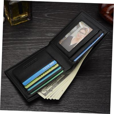 Purse Bag Wallet For Men Card Black New Wallets Leather