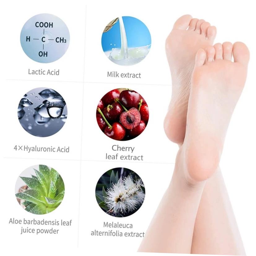 Exfoliating Foot Mask Cherry Moisturizing Whitening Feet足膜