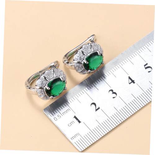 925 Sterling Silver Necklace And Earrings Jewelry Sets For W