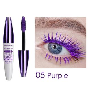 Mascara Lash Color Rimel Fiber Waterproof Silk