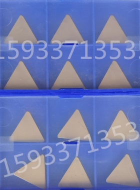 洲数控铣刀片三角形TPKN2204PDSKR YBG202 YBC301黑色黄色涂层