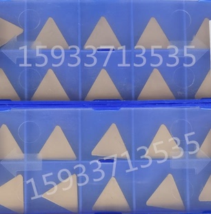 洲数控铣刀片三角形TPKN2204PDSKR YBG202 YBC301黑色黄色涂层