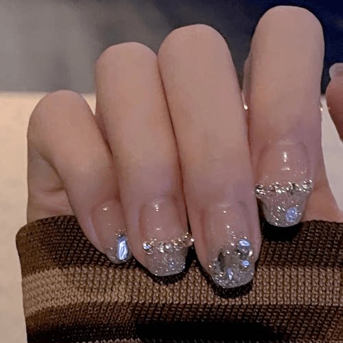 手工美甲穿戴甲新娘百搭