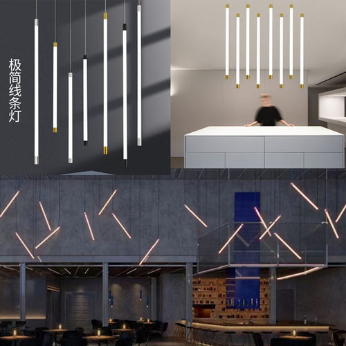 360度发光亚克力led圆形灯管广告展会商用婚礼吊灯装饰照明长条灯