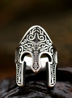 斯巴达300勇士戒指钛钢材质男生