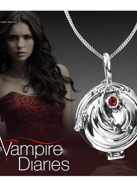 吸血鬼日记吊坠项链lena同款