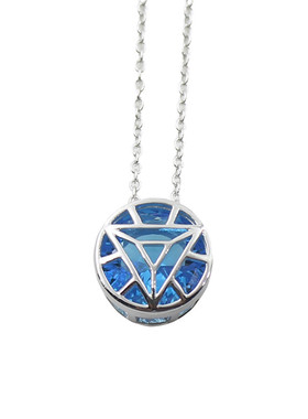 钢铁侠反应堆吊坠项链银质通用