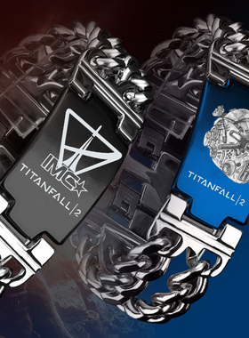 Titanfall 2泰坦陨落2周边手链 头盔 IMC Militia三款可选 钛钢质