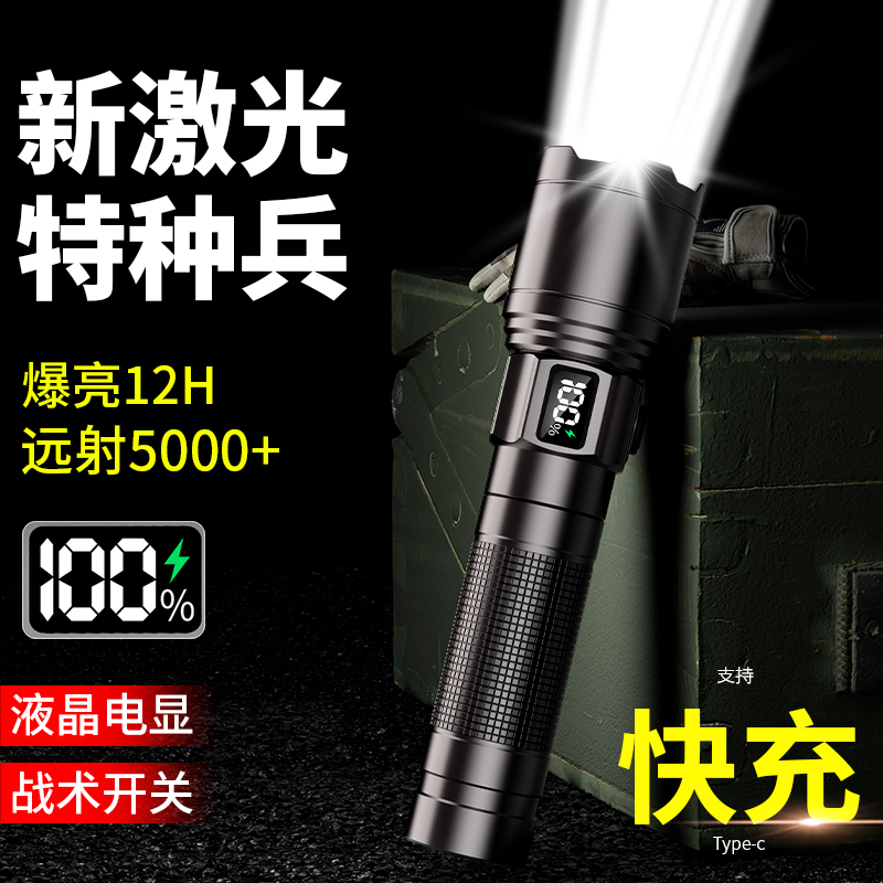 KFAN快充激光远射灯芯液晶电显