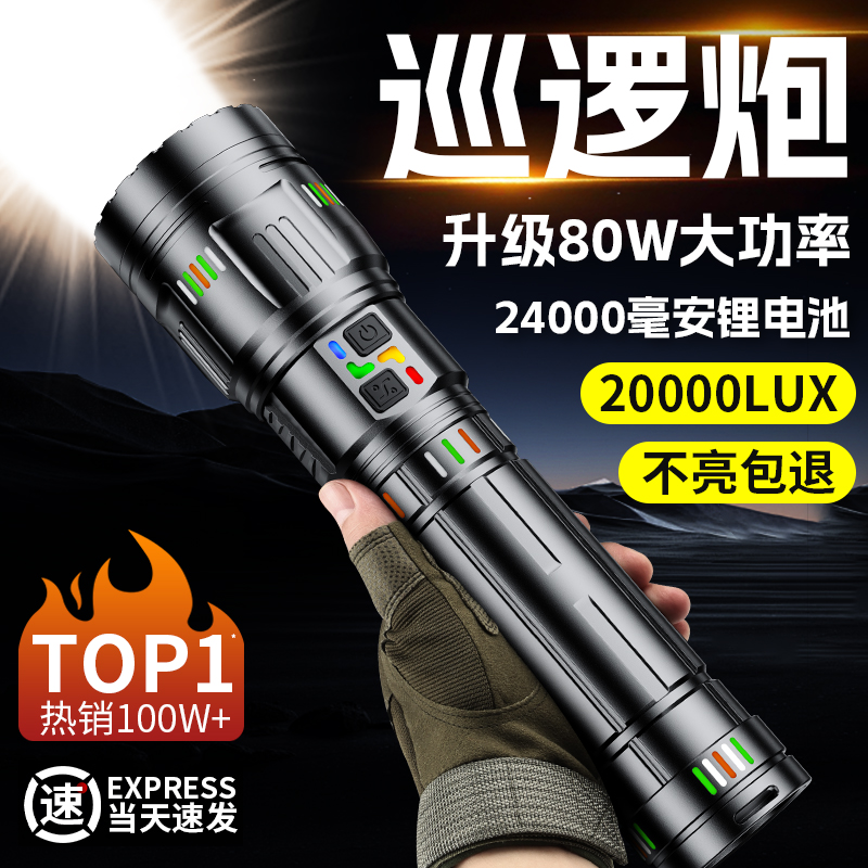 2025新款强光大功率巡逻激光炮