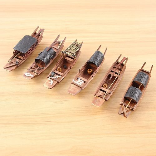 手工拼装乌篷船模型DIY制作材料