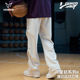 男秋季 跑步宽松休闲直筒裤 卫裤 篮球户外运动裤 子 美式 维动星轨长裤