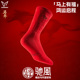 维动马年系列运动袜毛巾底男女中筒青少年潮流百搭新年驰风休闲袜