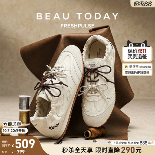 BeauToday德训鞋女款阿甘鞋