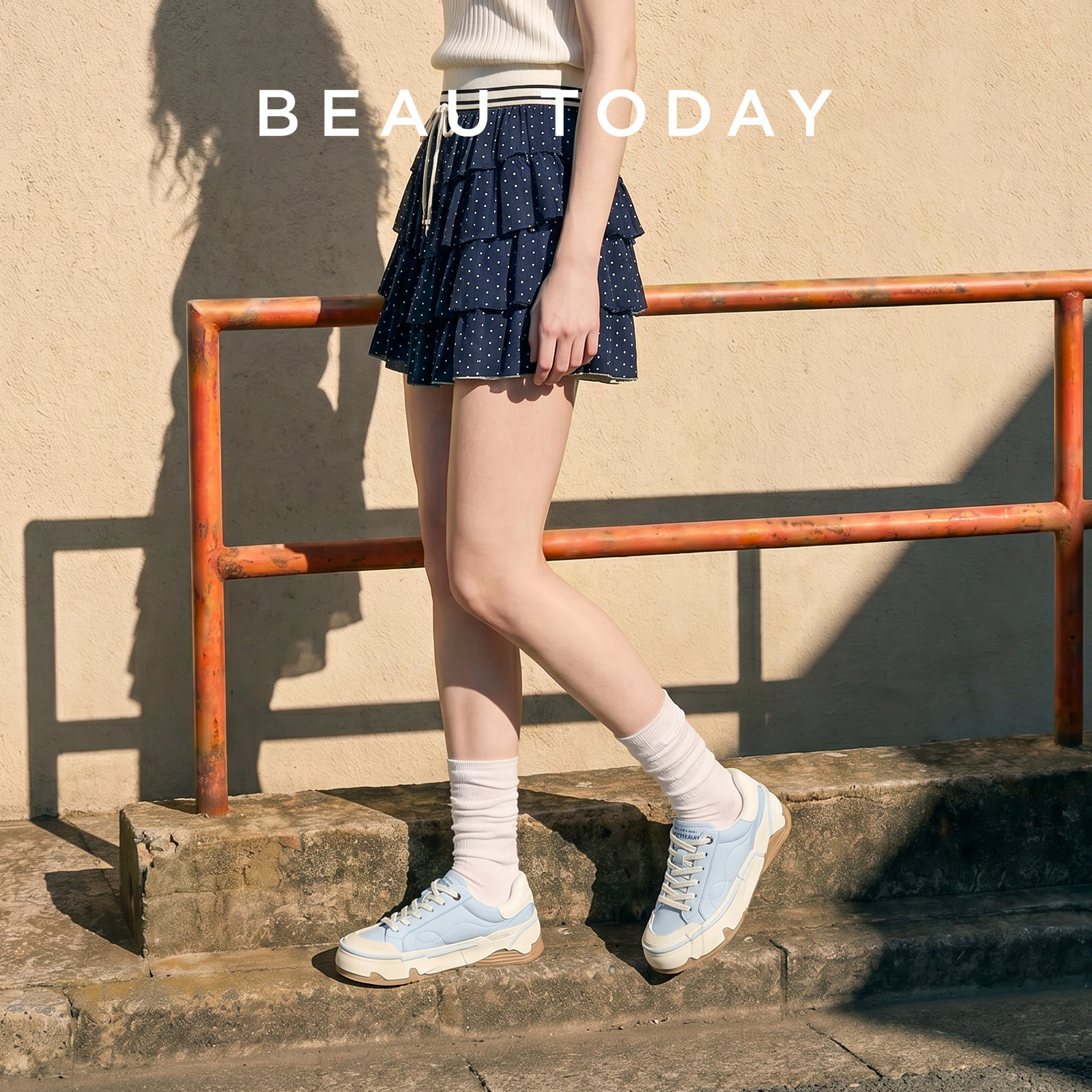 BeauToday星星蛋壳鞋女款2026新款厚底增高鞋BT夏季运动休闲女鞋