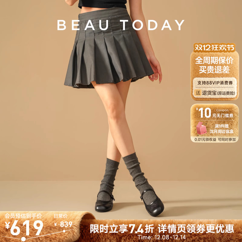 Beautoday复古玛丽珍鞋女款新款