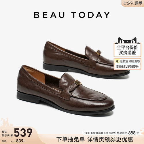 BeauToday乐福鞋英伦风小皮鞋