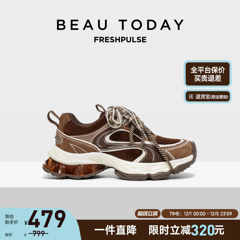 BeauToday厚底老爹鞋运动鞋