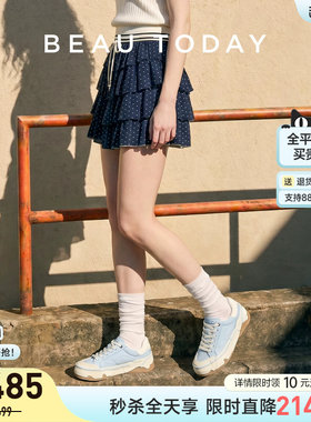 BeauToday厚底休闲鞋蛋壳鞋
