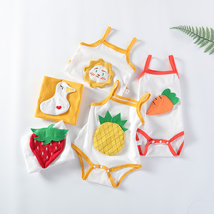 婴儿三角哈衣吊带夏季装婴儿连体衣