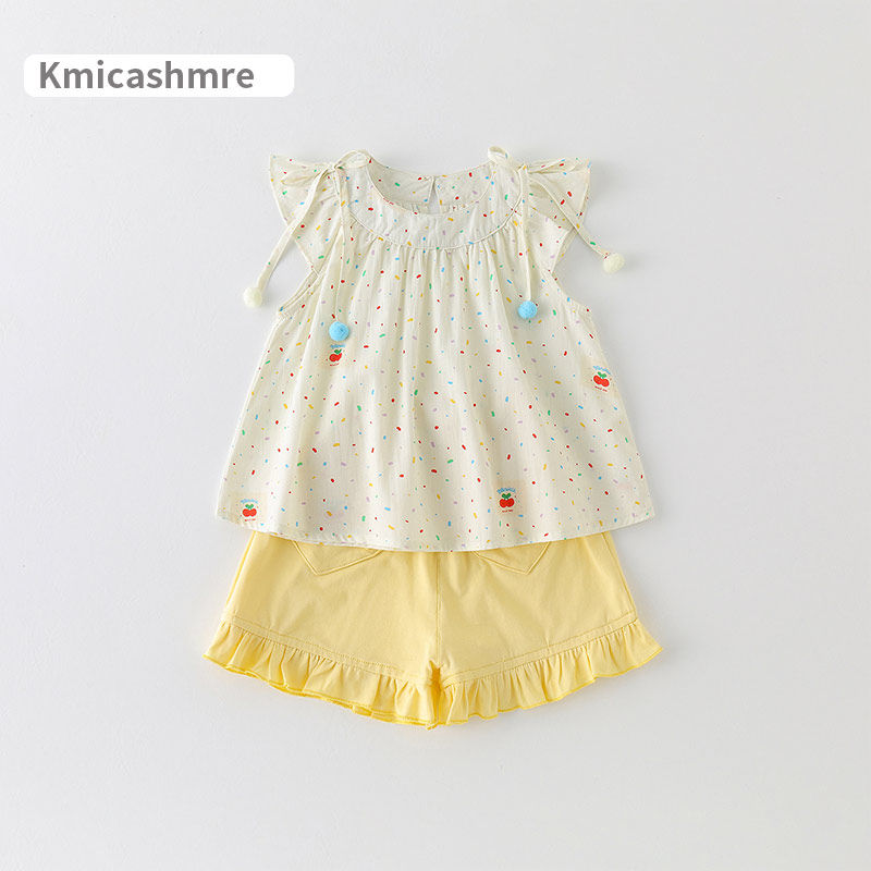 新款女宝宝套装夏装洋气宝宝夏天上衣裤子公主夏季衣服儿童装漂亮