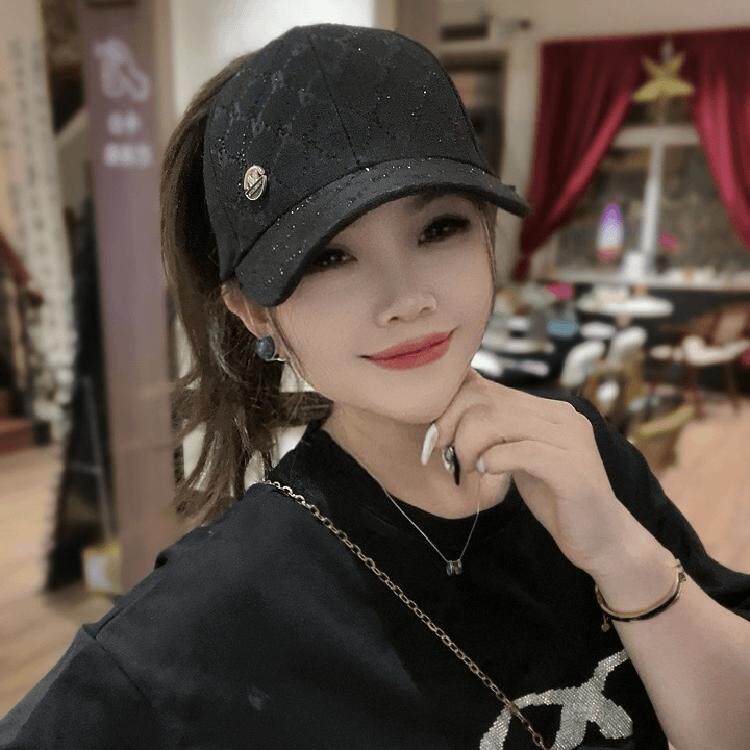 2025新款夏季水钻休闲时尚鸭舌帽