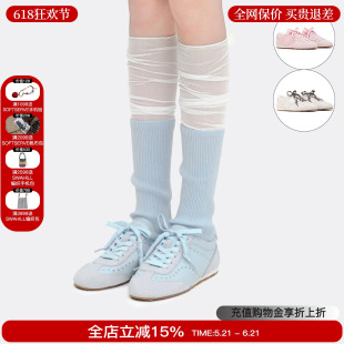 TRAPAR WAVES 2026新款纯色平底德训鞋经典休闲鞋通勤鞋子女M星店