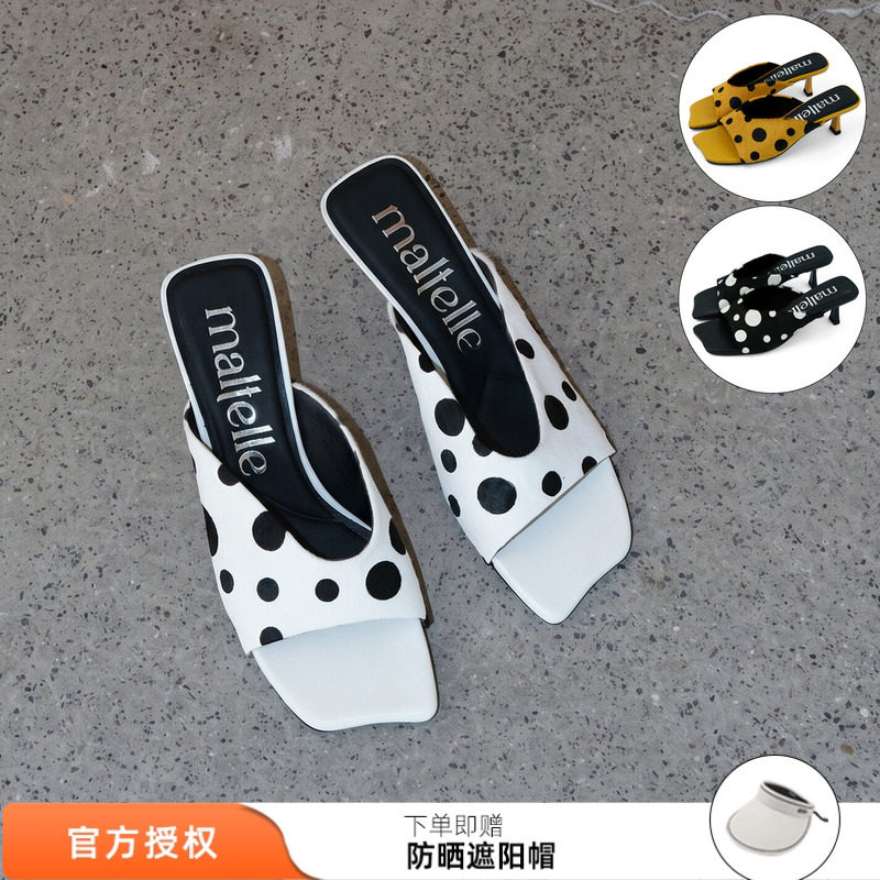Maltelle马毛波点凉鞋