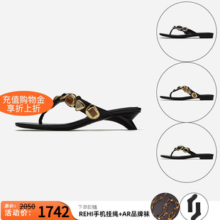 手缝宝石人字拖平底休闲分趾凉拖鞋 百搭M星店 26年春夏新款 cotemp