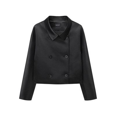 sesaar赛萨 26早春新款 Lylia莉利亚缎光短风衣经典短上衣女M星店