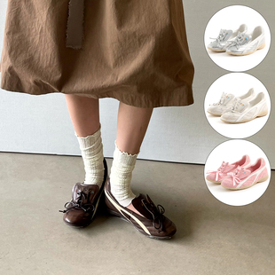 蝴蝶结玛丽珍女鞋 EMPTY 柔软平底休闲运动芭蕾鞋 25新款 BEHAVIOR